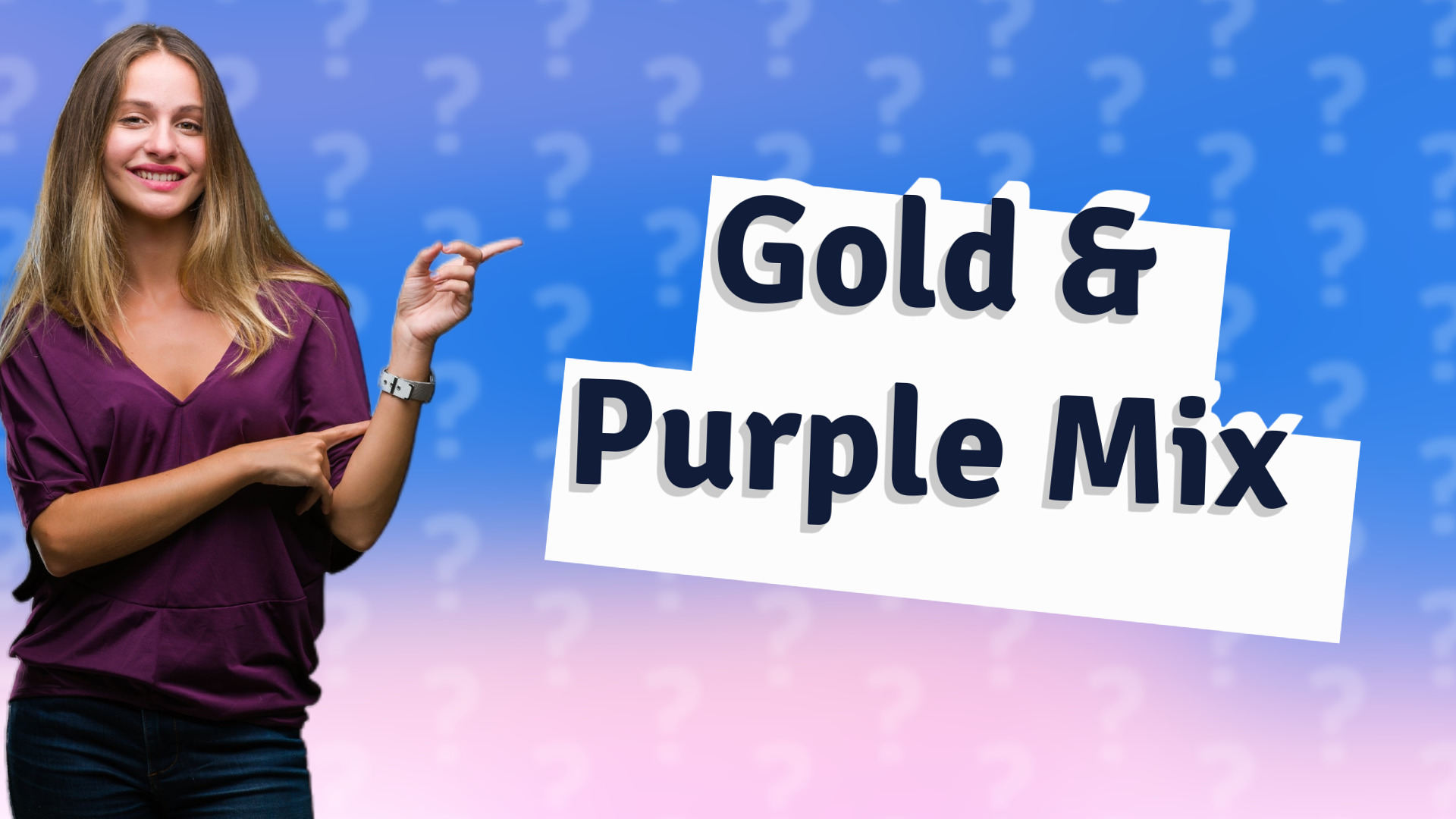 Gold & Purple Mix