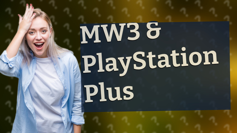 MW3 & PlayStation Plus