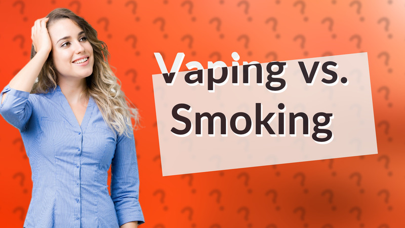 Vaping vs. Smoking