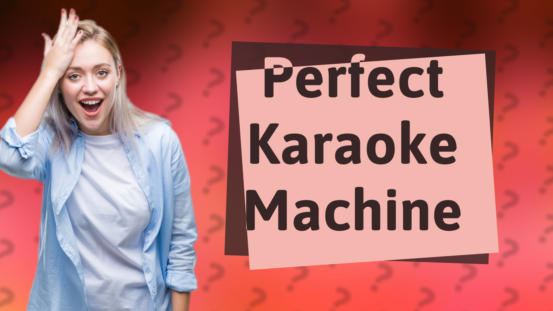 Perfect Karaoke Machine