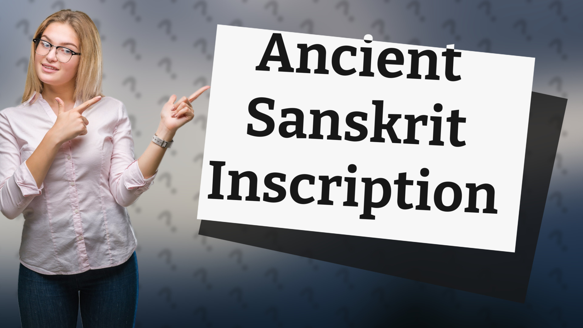 Ancient Sanskrit Inscription