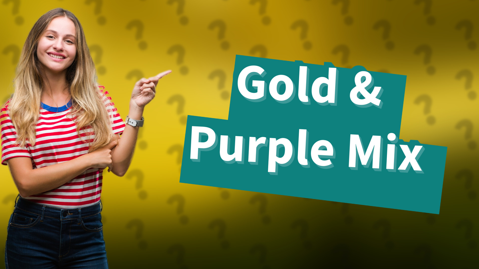 Gold & Purple Mix