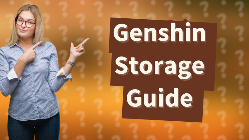 Genshin Storage Guide