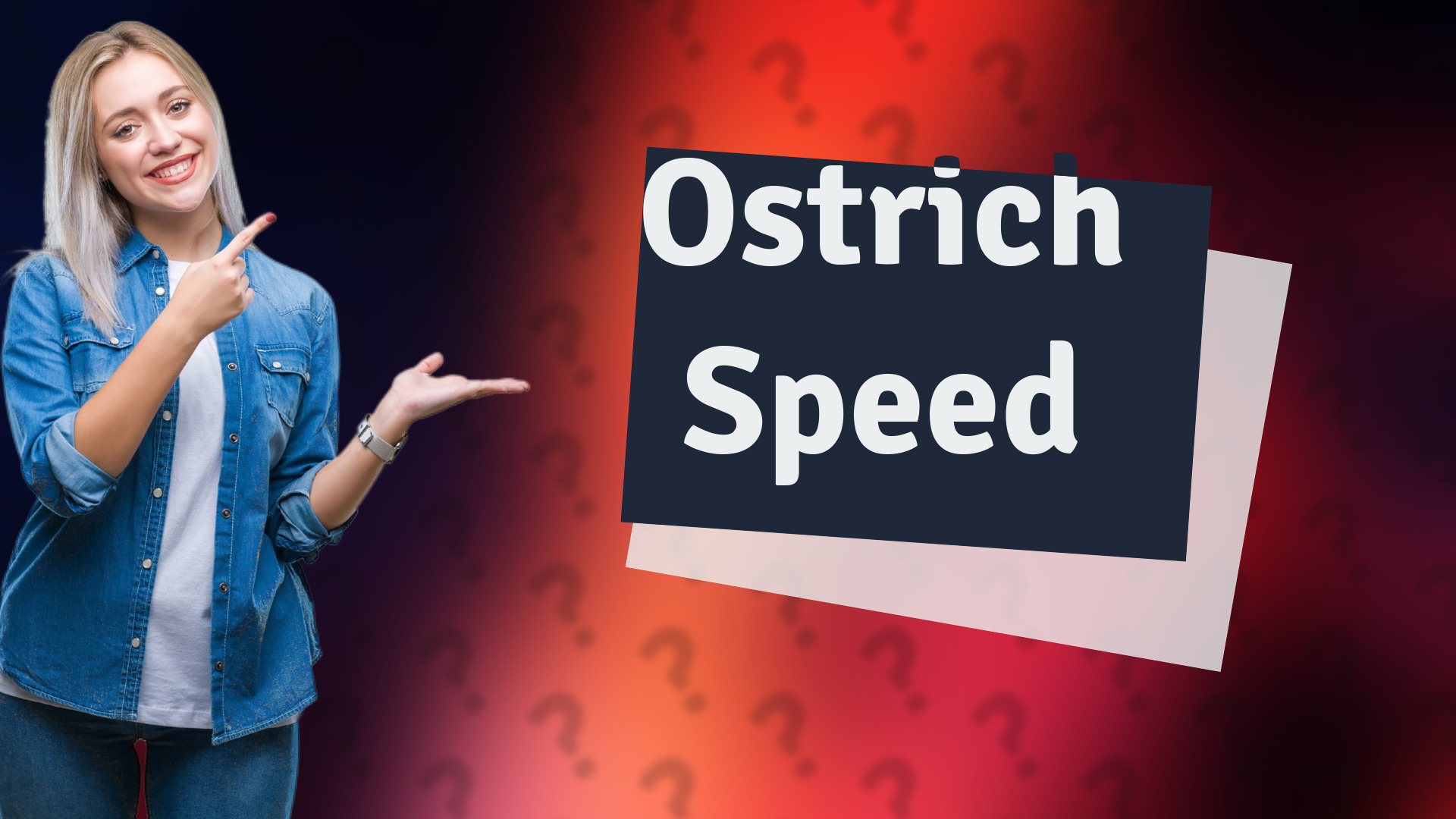 Ostrich Speed