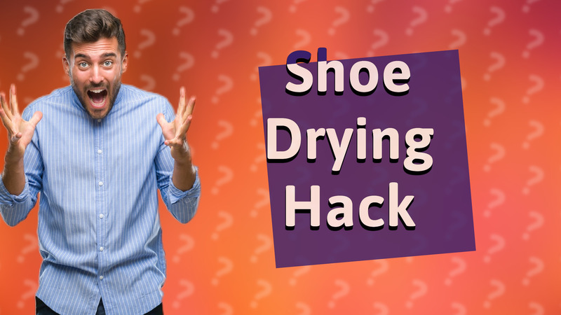 Shoe Drying Hack