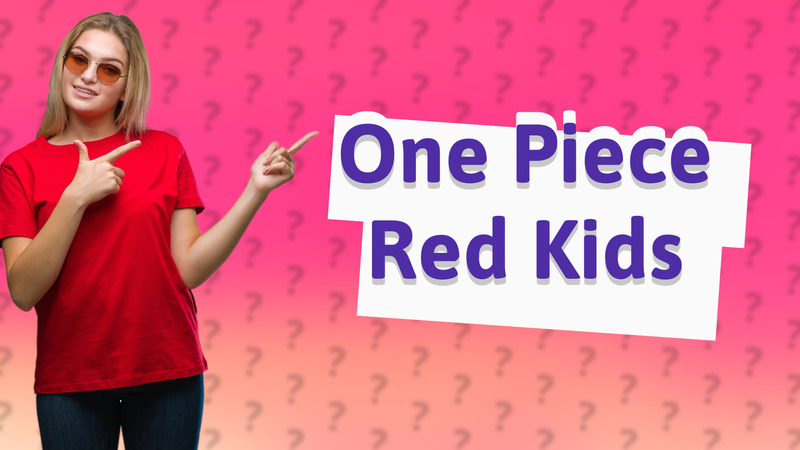 One Piece Red Kids