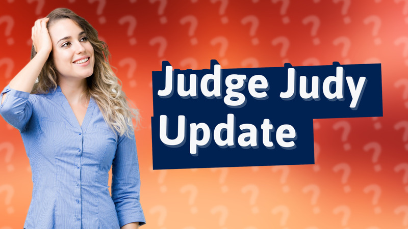 Judge Judy Update