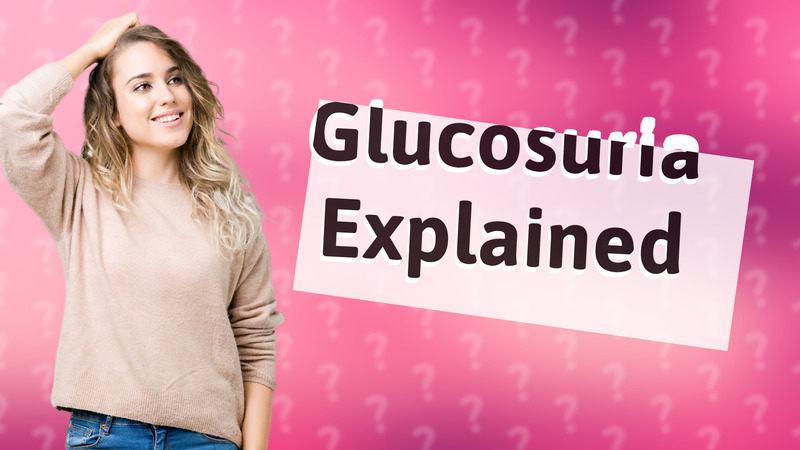 Glucosuria Explained