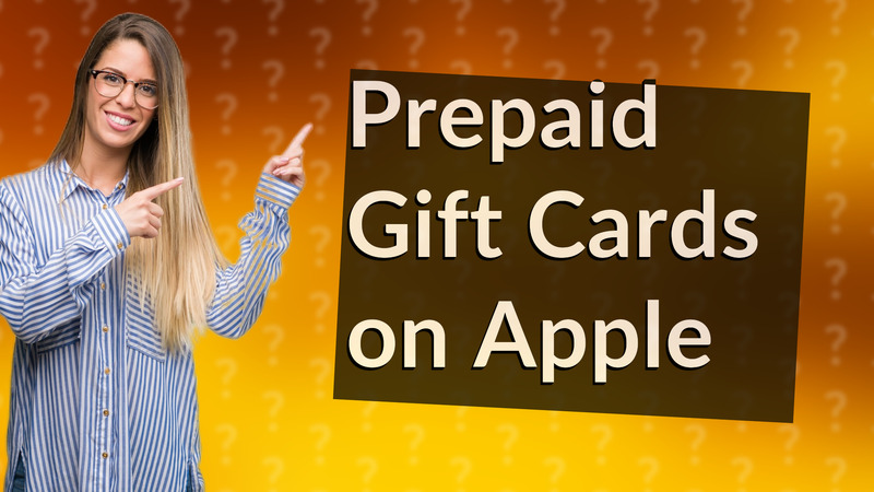 Prepaid Gift Cards on Apple
