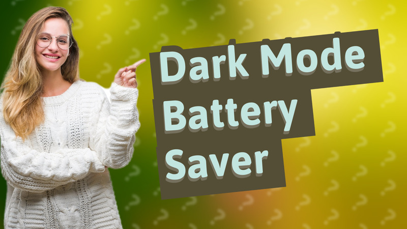 Dark Mode Battery Saver