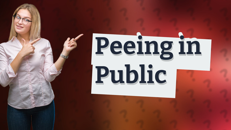 Peeing in Public