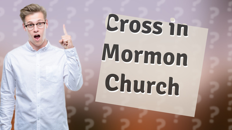 Cross in Mormon Church