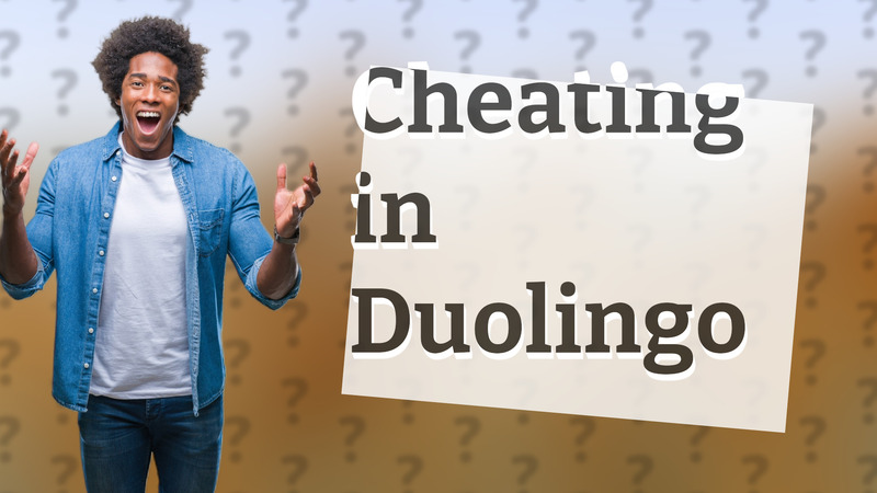Cheating in Duolingo