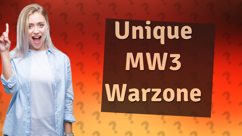 Unique MW3 Warzone