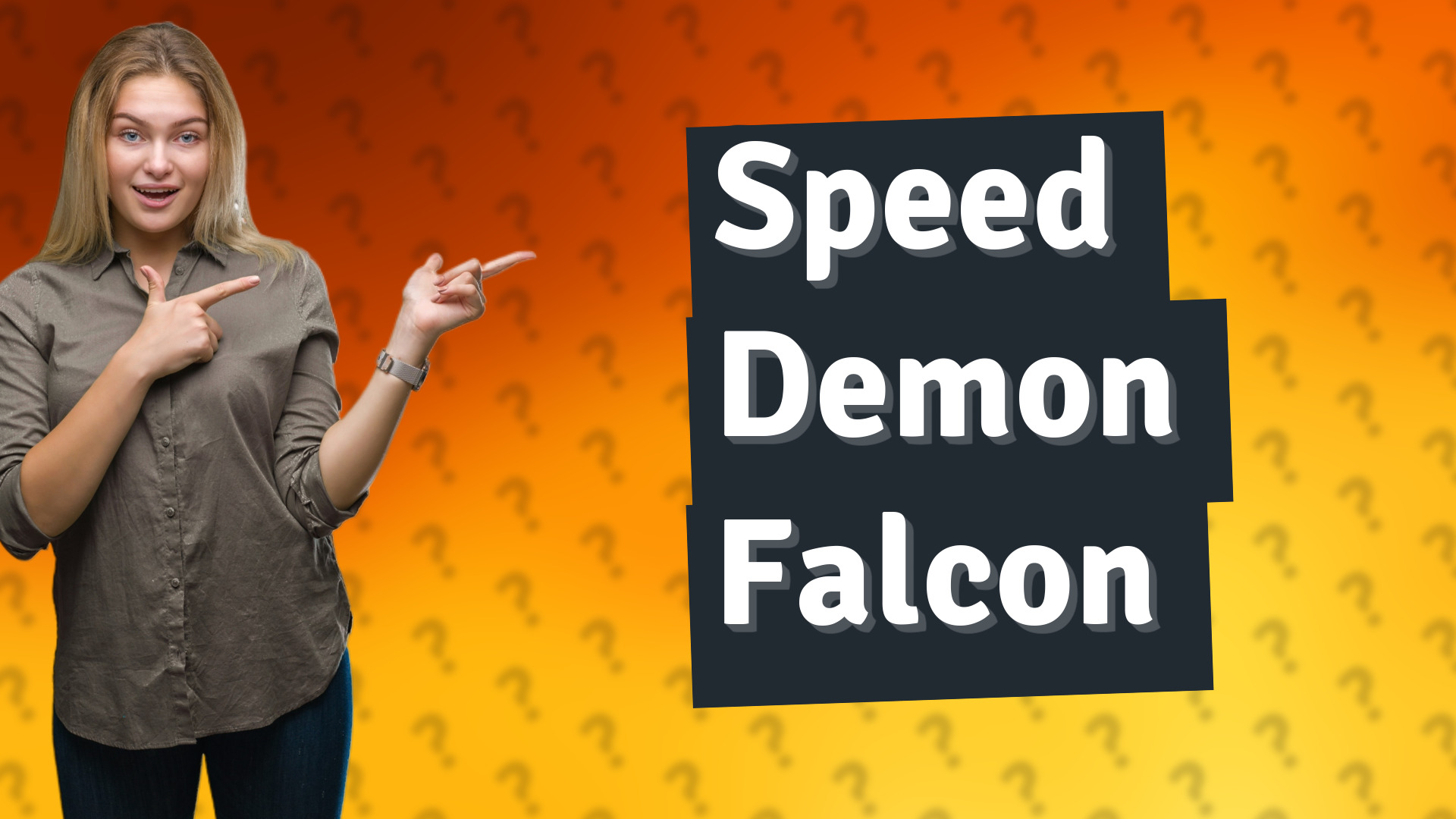 Speed Demon Falcon