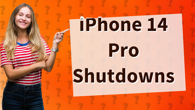 iPhone 14 Pro Shutdowns