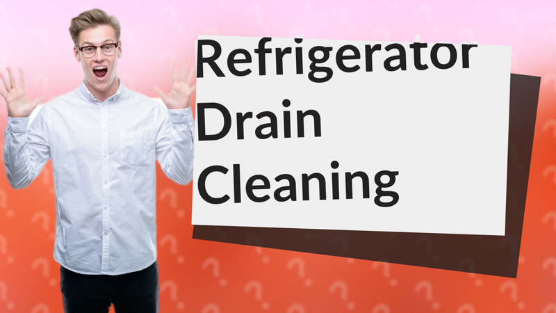 Refrigerator Drain Cleaning