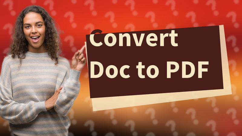 Convert Doc to PDF