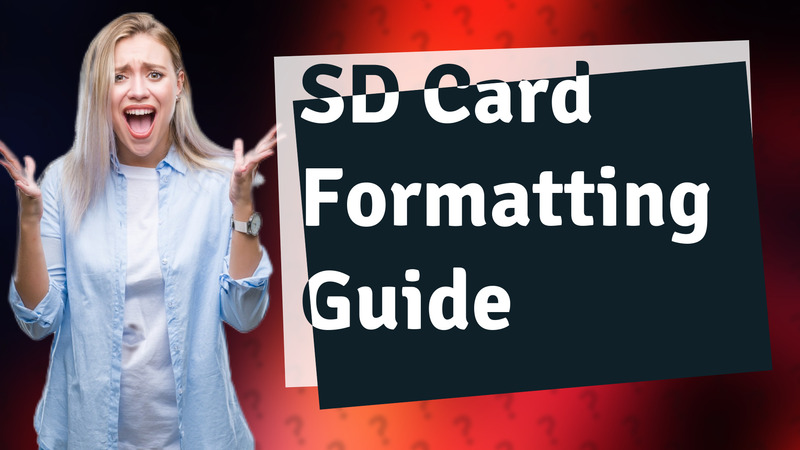 SD Card Formatting Guide