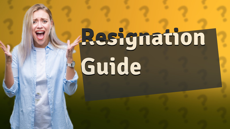 Resignation Guide