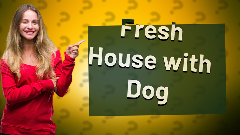 Fresh House with Dog