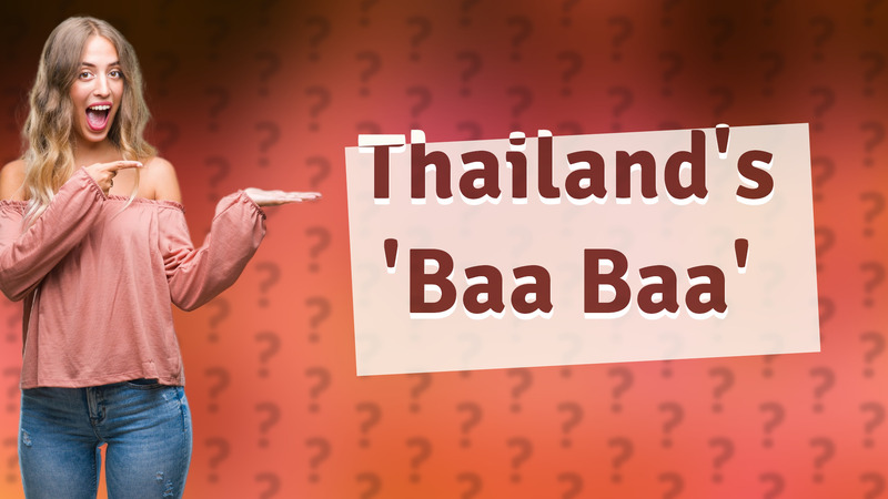 Thailand's 'Baa Baa'