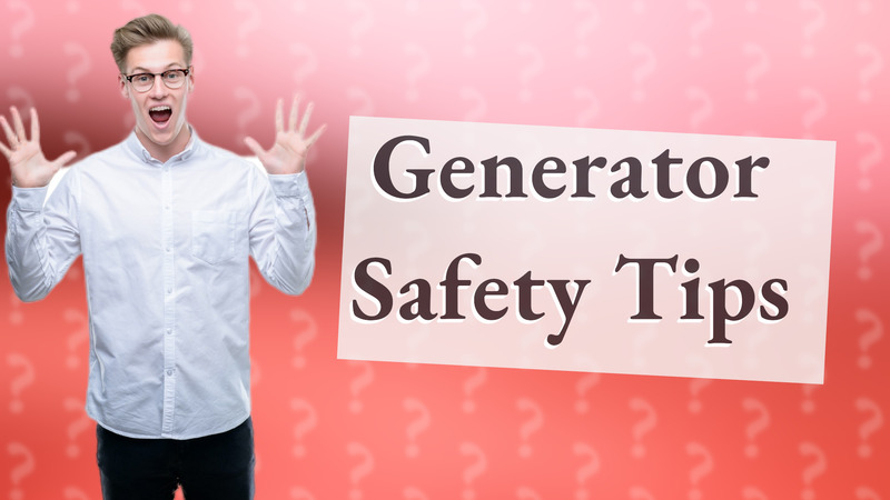 Generator Safety Tips