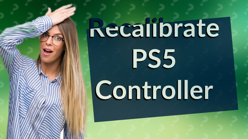 Recalibrate PS5 Controller