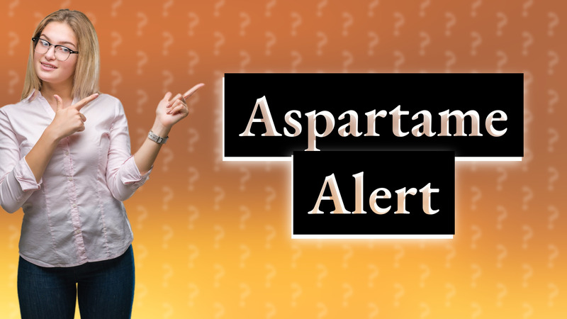 Aspartame Alert