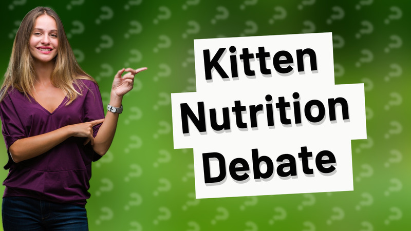 Kitten Nutrition Debate