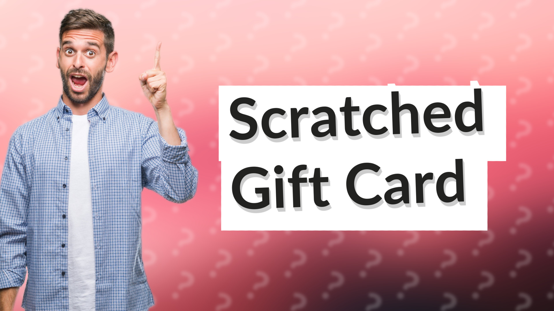 Scratched Gift Card