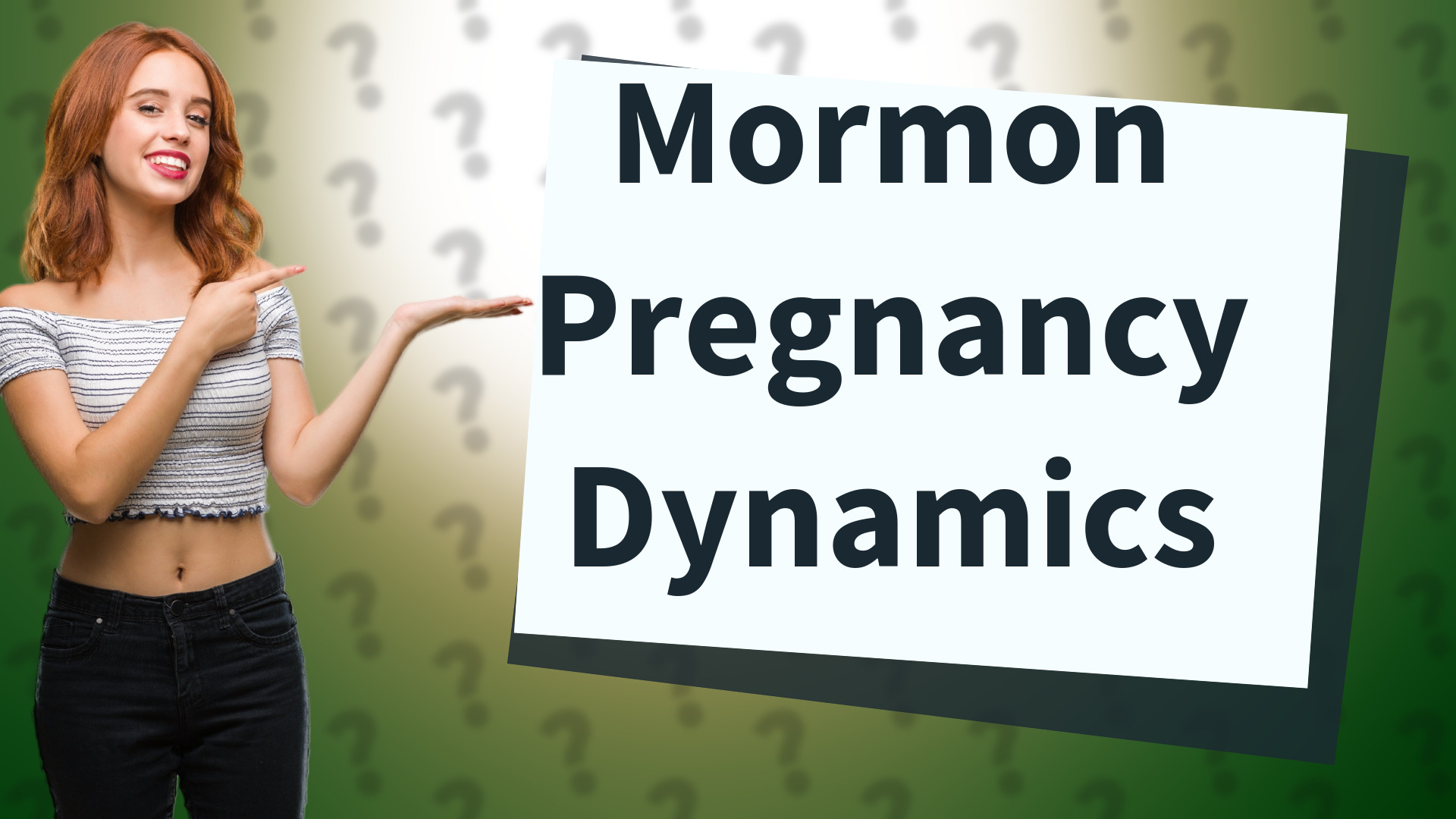 Mormon Pregnancy Dynamics