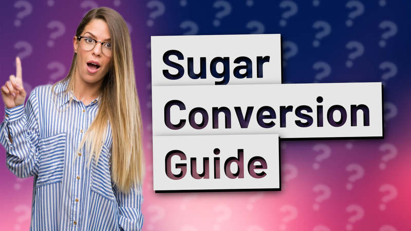 Sugar Conversion Guide