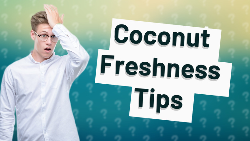 Coconut Freshness Tips