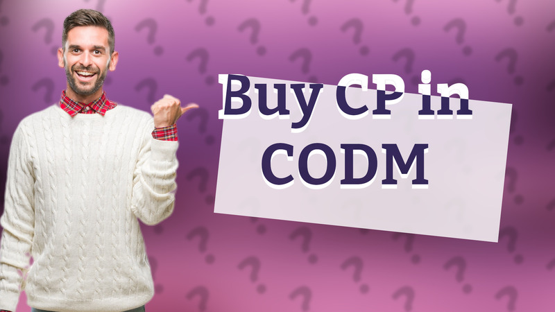 Buy CP in CODM