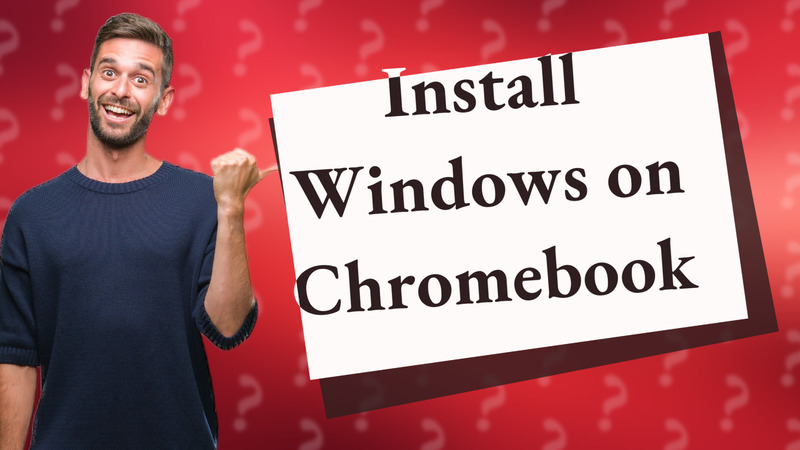 Install Windows on Chromebook
