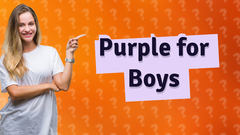 Purple for Boys