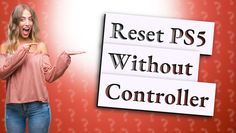 Reset PS5 Without Controller