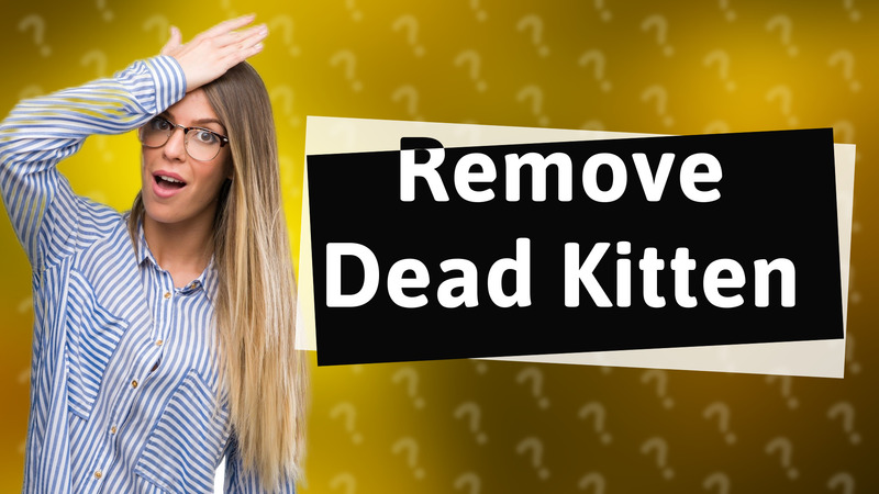 Remove Dead Kitten