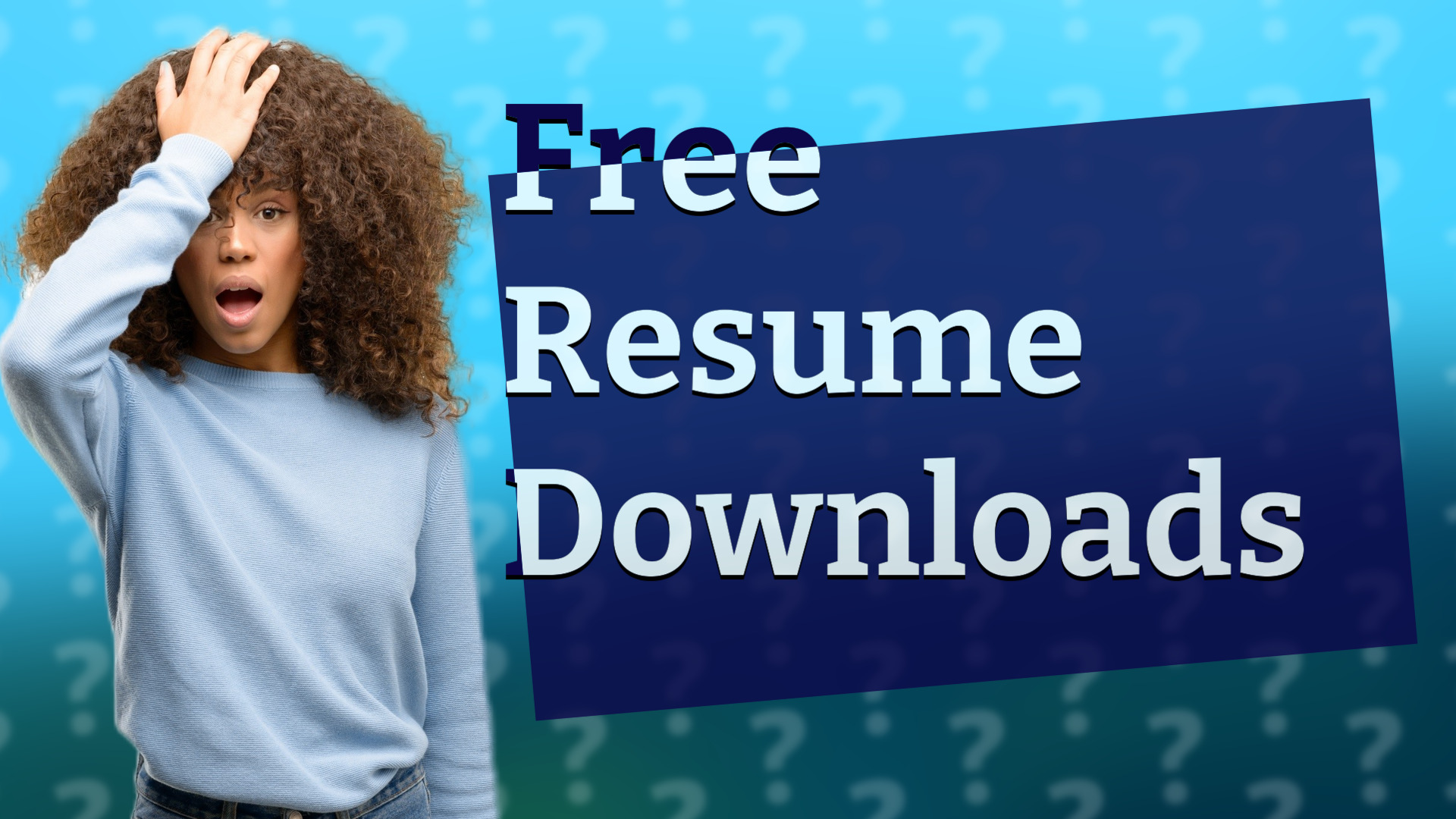 Free Resume Downloads