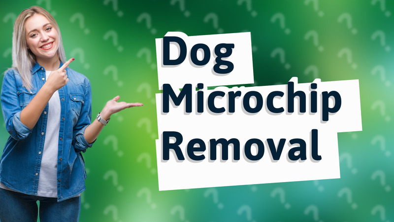 Dog Microchip Removal