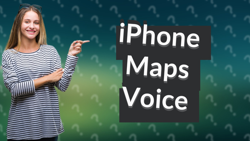 iPhone Maps Voice