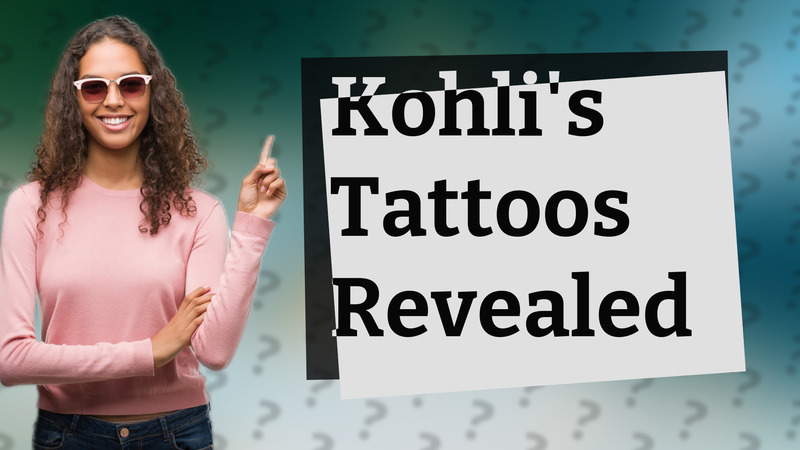 Kohli's Tattoos Revealed