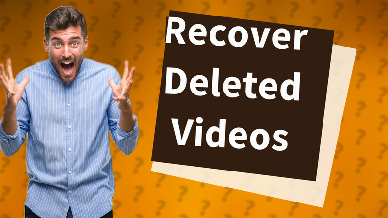 Recover Deleted Videos