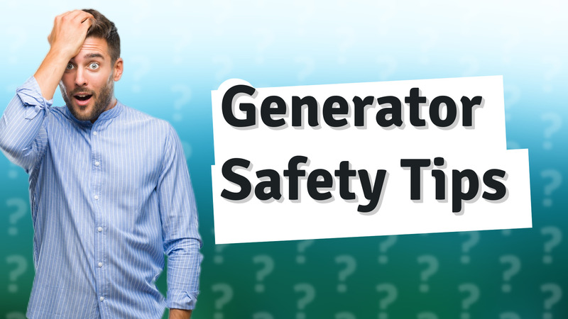 Generator Safety Tips