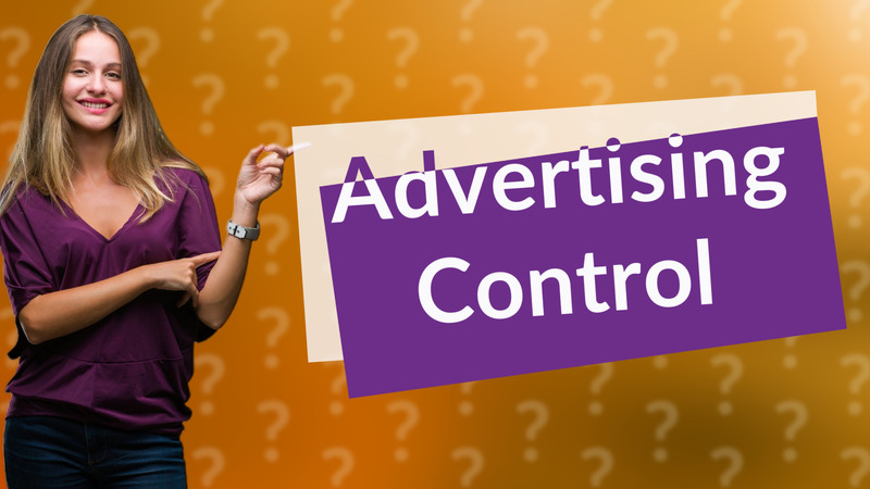 Advertising Control