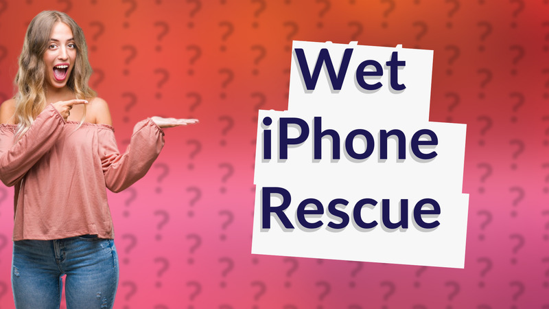 Wet iPhone Rescue