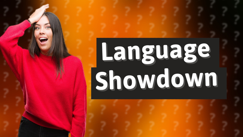 Language Showdown