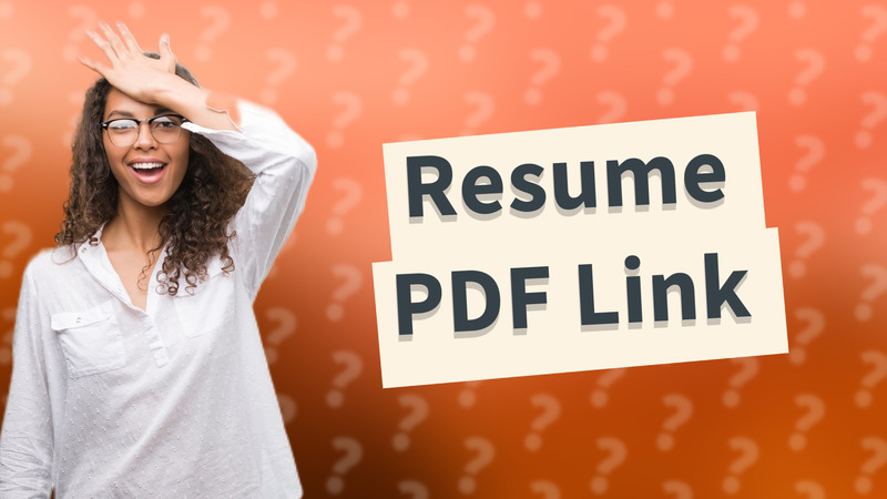 Resume PDF Link