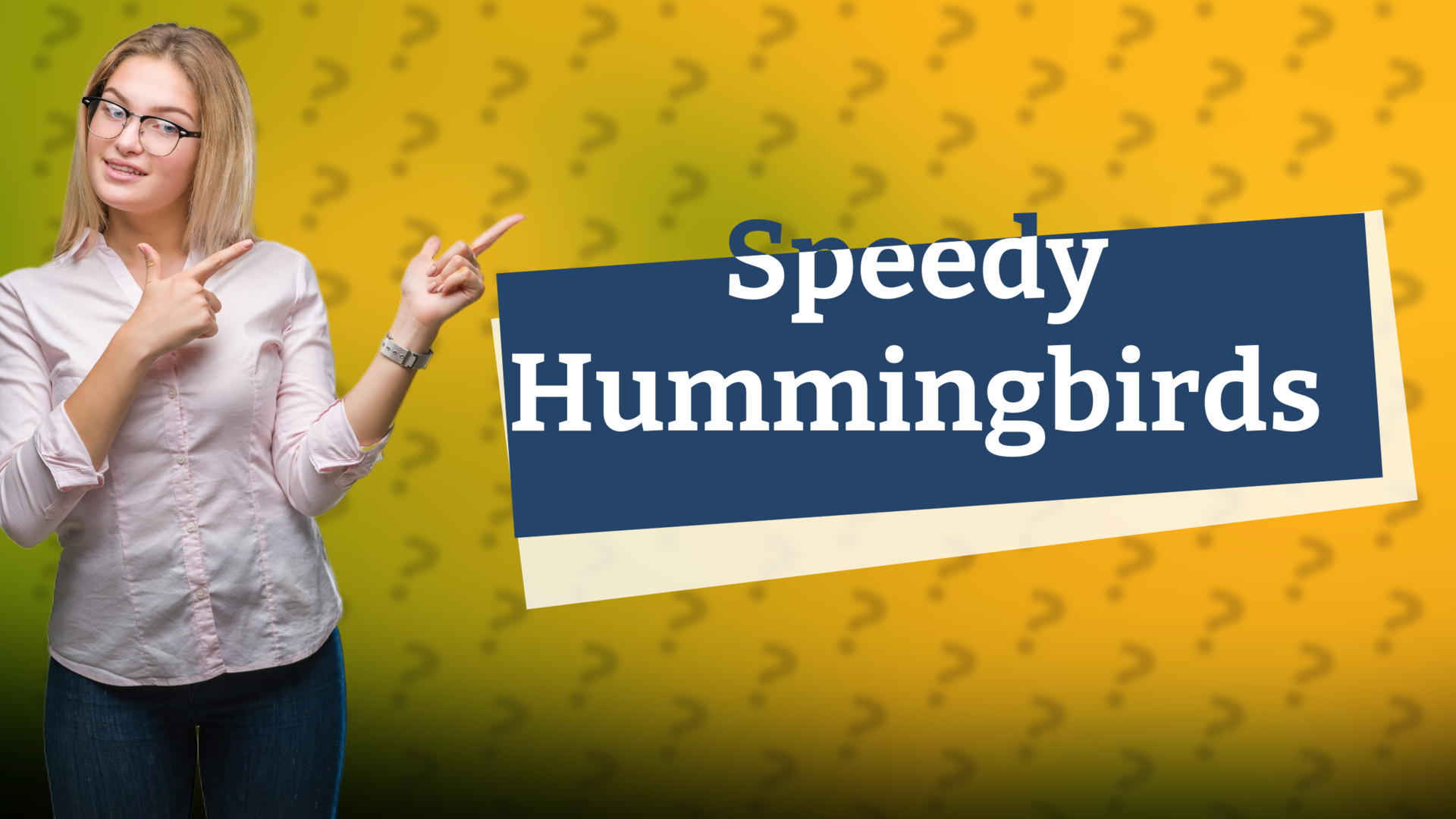 Speedy Hummingbirds